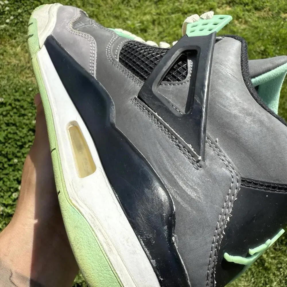 Nike Air Jordan 4 Retro Green Glow 2013 - Size 9